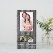 カントリーウッドフォトクリスマスカード シーズンカード (スタンド正面)