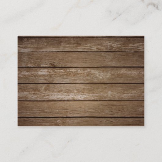 カントリーウッドライツボールジャー座席表 プレイスカード (裏面)