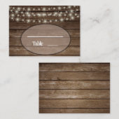 カントリーウッドライツボールジャー座席表 プレイスカード (正面/裏面)