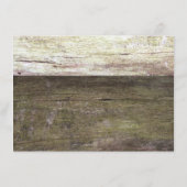 カントリーウッド結婚ハート詳細 エンクロージャーカード (裏面)