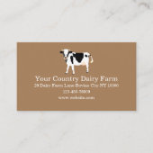カントリーウッド酪農場 名刺 (正面)