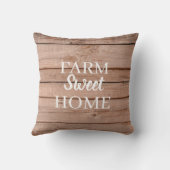 カントリーウッ素朴ドファームスイートホーム クッション (裏面)