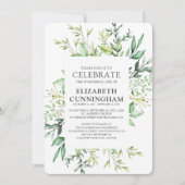 カントリーウ素朴ォーターカラー葉記念館 招待状 (正面)