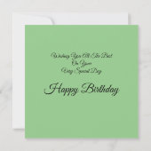 カントリーエレガントガーフランスのデンバラデザイン カード (裏面)