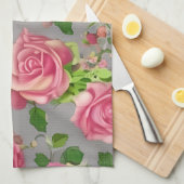 カントリーエレガントガーフランスのデンバラデザイン キッチンタオル (四つ折り)