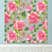 カントリーエレガントガーフランスのデンバラデザイン キャンバスプリント (インサイチュ (ウッドフロア))