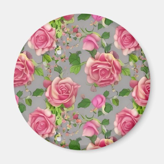 カントリーエレガントガーフランスのデンバラデザイン マグネット (正面)