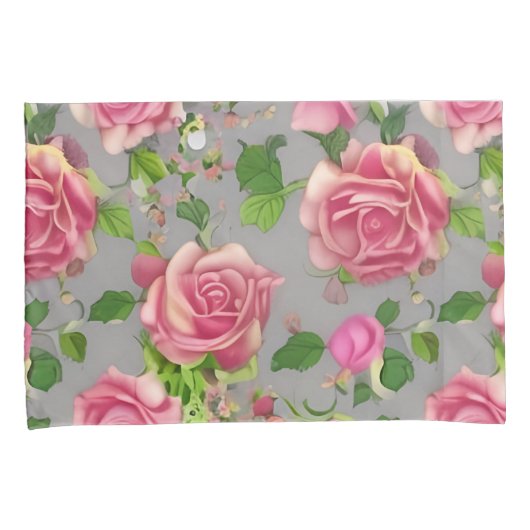 カントリーエレガントガーフランスのデンバラデザイン 枕カバー (正面右)