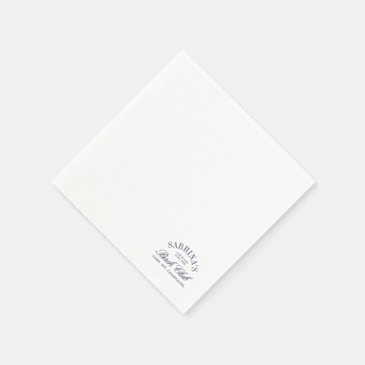 カントリーエレガントクラブバチェロレッテ紙ナプキンス スタンダードカクテルナプキン (角)