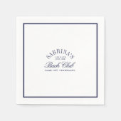 カントリーエレガントクラブバチェロレッテ紙ナプキンス スタンダードカクテルナプキン (正面)