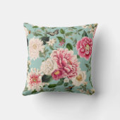 カントリーエレガントコテージガーデンミントフローラ クッション (裏面)