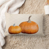 カントリーエレガントハーベストカボチャフェイクテクスチャ ランバークッション (ブランケット)