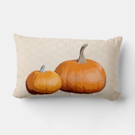 カントリーエレガントハーベストカボチャフェイクテクスチャ ランバークッション (裏面)