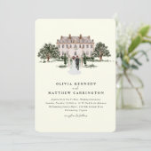 カントリーエレガントマナーランチオールインワン 招待状 (スタンド正面)