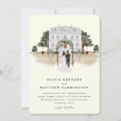 カントリーエレガントマナーランチオールインワン 招待状 (正面)