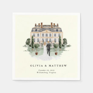 カントリーエレガントマナー   ランチカントリーウェディング スタンダードカクテルナプキン