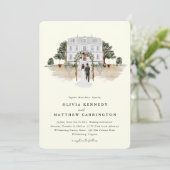 カントリーエレガントマナー |ヴィラ結婚式招待状 招待状 (スタンド正面)