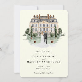 カントリーエレガントマナー | 検索の日付の保存 招待状