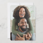 カントリーエレガントマナー| Ranch Photo日付の保存 招待状 (裏面)