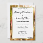 カントリーエレガ素朴ントウェディング招待状 招待状 (正面)