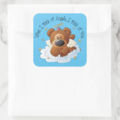 カントリーエンジェルベア感動的ステッカー スクエアシール (バッグ)