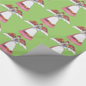 カントリーエンジェル（赤）ラッピング紙 ラッピングペーパー (角)