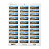 カントリーオータム差出人住所ラベル ラベル (フルシート)