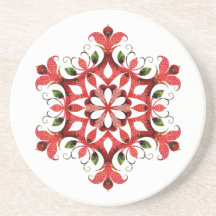 カントリーオールドワールドヴィンテージデザインサンドストーンコースター