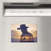 カントリーカウボーイアドベンチャーアウトドア自然エスケープ マグネット (インサイチュ (食洗機))