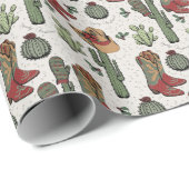 カントリーカウボーイハウディクリスマス ラッピングペーパー (ロールコーナー)