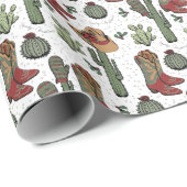 カントリーカウボーイハウディクリスマス ラッピングペーパー (ロールコーナー)