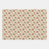 カントリーカウボーイブーツスティックホースデザートウェスタン ラッピングペーパーシート (正面3)