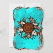 カントリーカウボーイブーツ、あなたは私のブライズメイドになりますか 招待状 (裏面)