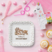 カントリーカウボーイ子供の誕生日パーティー ペーパープレート (パーティー)