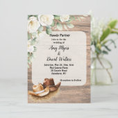 カントリーカウボーイ ウエスタン ウェディング インビテーション (スタンド正面)