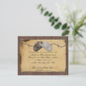 カントリーカウボーイ ハット バーブ ブライダルシャワー 招待状 (スタンド正面)