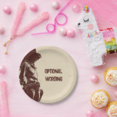 カントリーカジュアルなカウガールパーティー  ペーパープレート (パーティー)