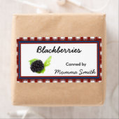 カントリーカスタムブラックベリー缶詰ラベル ラベル (インサイチュ)