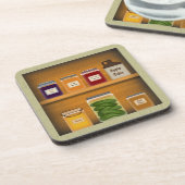 カントリーカップボードコルクコースター コースター (左側)