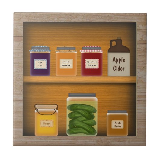 カントリーカップボードタイル タイル (正面)