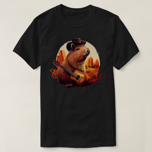 カントリーカピバラ5 Tシャツ (デザイン正面)