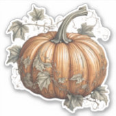 カントリーカボチャ防水 シール (正面)