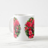 カントリーガーデンの花 コーヒーマグカップ (正面左)