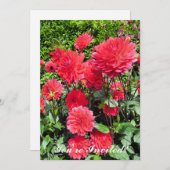 カントリーガーデンの花 招待状 (正面/裏面)