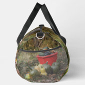 カントリーガーデンスカッシュパーソナライズされたラージ ダッフルバッグ (右)