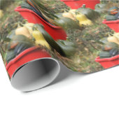 カントリーガーデンスカッシュ自然パターン ラッピングペーパー (ロールコーナー)