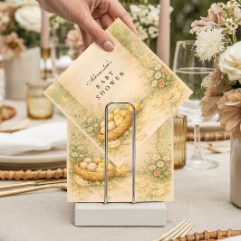 カントリーガーデンチキンズベイビーシャワー スタンダードカクテルナプキン