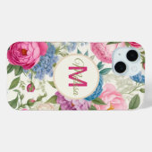 カントリーガーデンバラと牡丹フローラ Case-Mate iPhoneケース (裏面 (横))