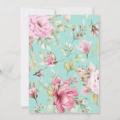 カントリーガーデンフローラベビーシャワー招待状 招待状 (裏面)