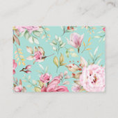 カントリーガーデンフローラベビーブックリクエスト エンクロージャーカード (裏面)